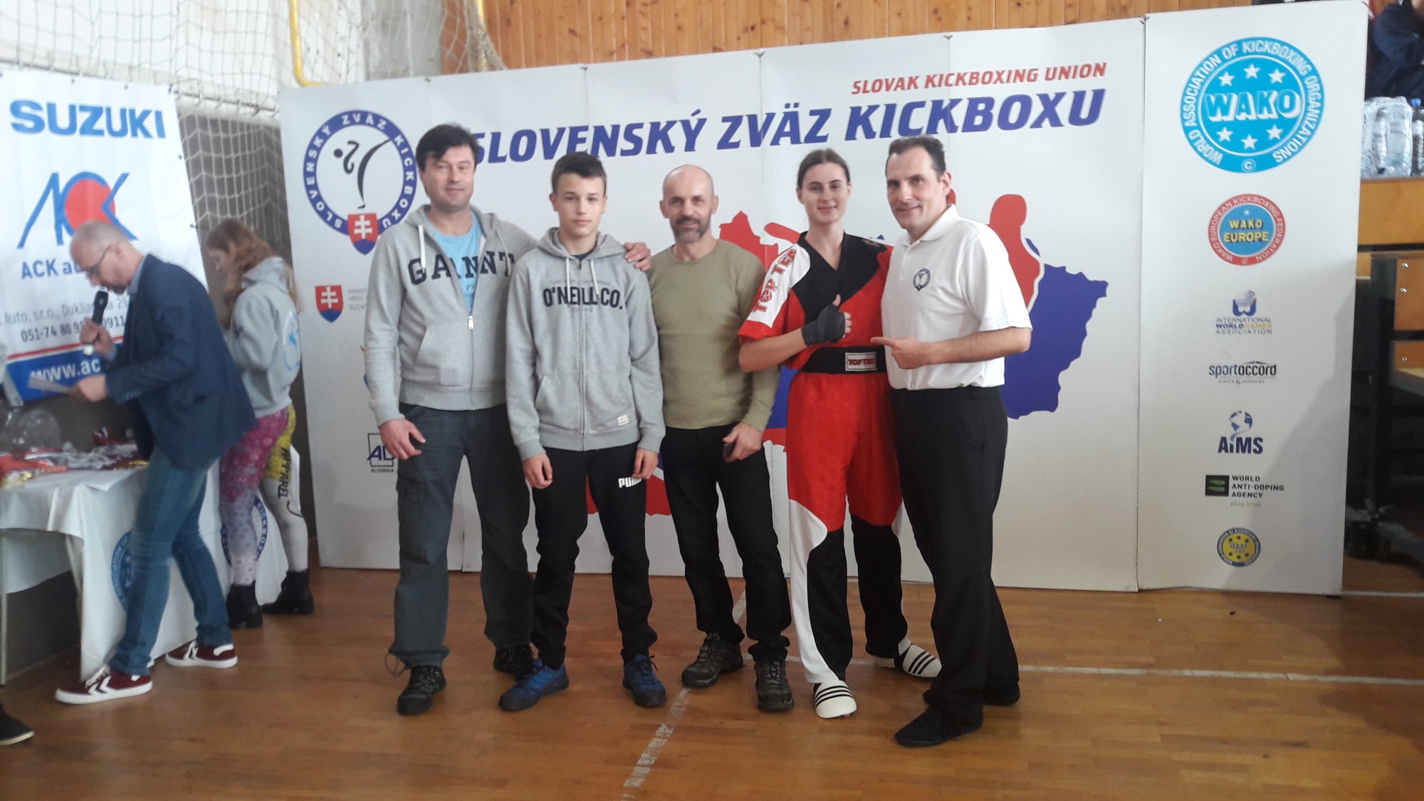 Spoločná Trenčín 20.1.2018 Richard Vlk, Alex Vlk, Milan Anderle, Sabina Rýzková, Pavol Trajlínek